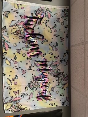F*cking Magical Pastel Butterfly & Mushroom Party Backdrop